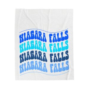 Plush Blanket - 'Niagara Falls' Vibing at Niagara Falls Collection