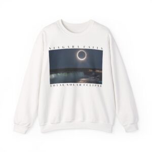 Niagara Falls Solar Eclipse - Unisex Adult Crewneck Sweatshirt