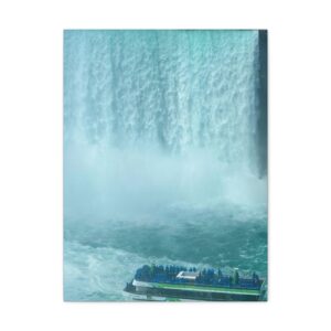 Horseshoe Falls Boat Ride Canvas Wall Art Decor