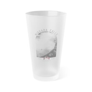 Frosted Pint Glass, 16oz - Niagara Falls Collection
