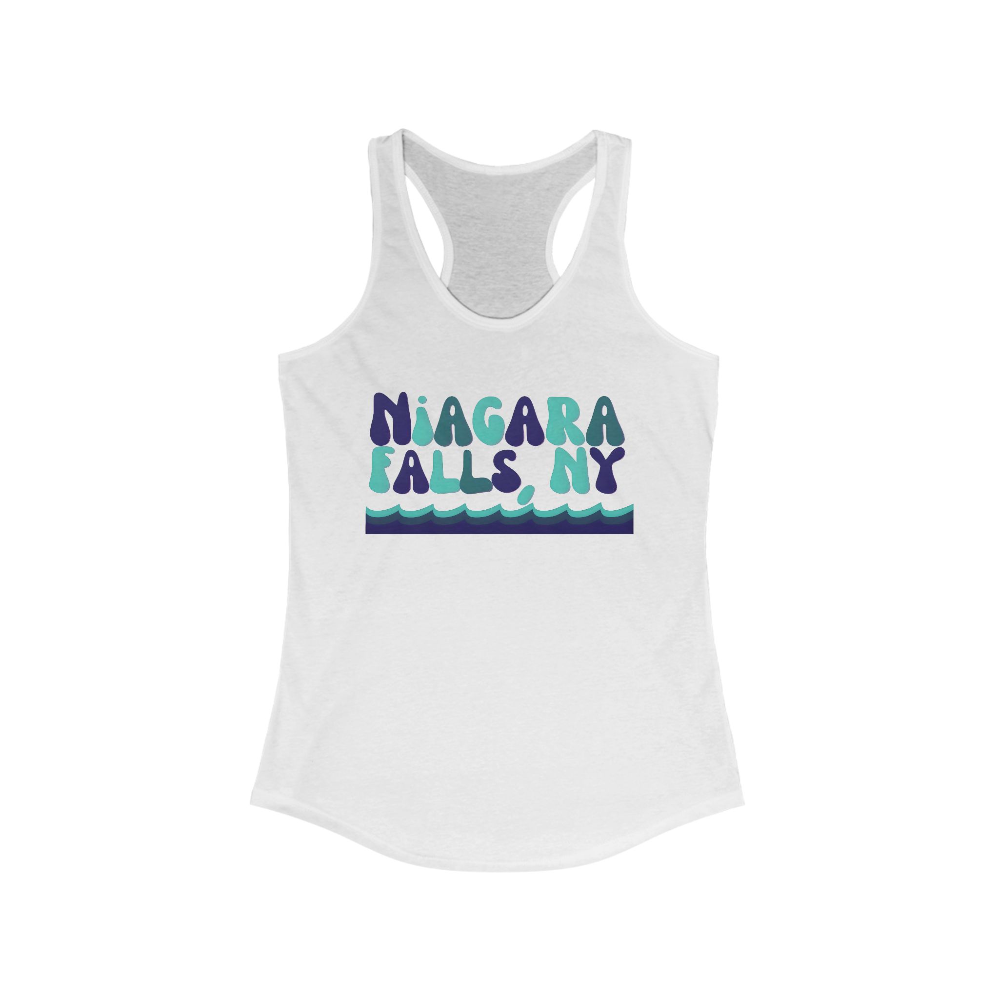 Ideal Racerback Tank -Wavy Collection