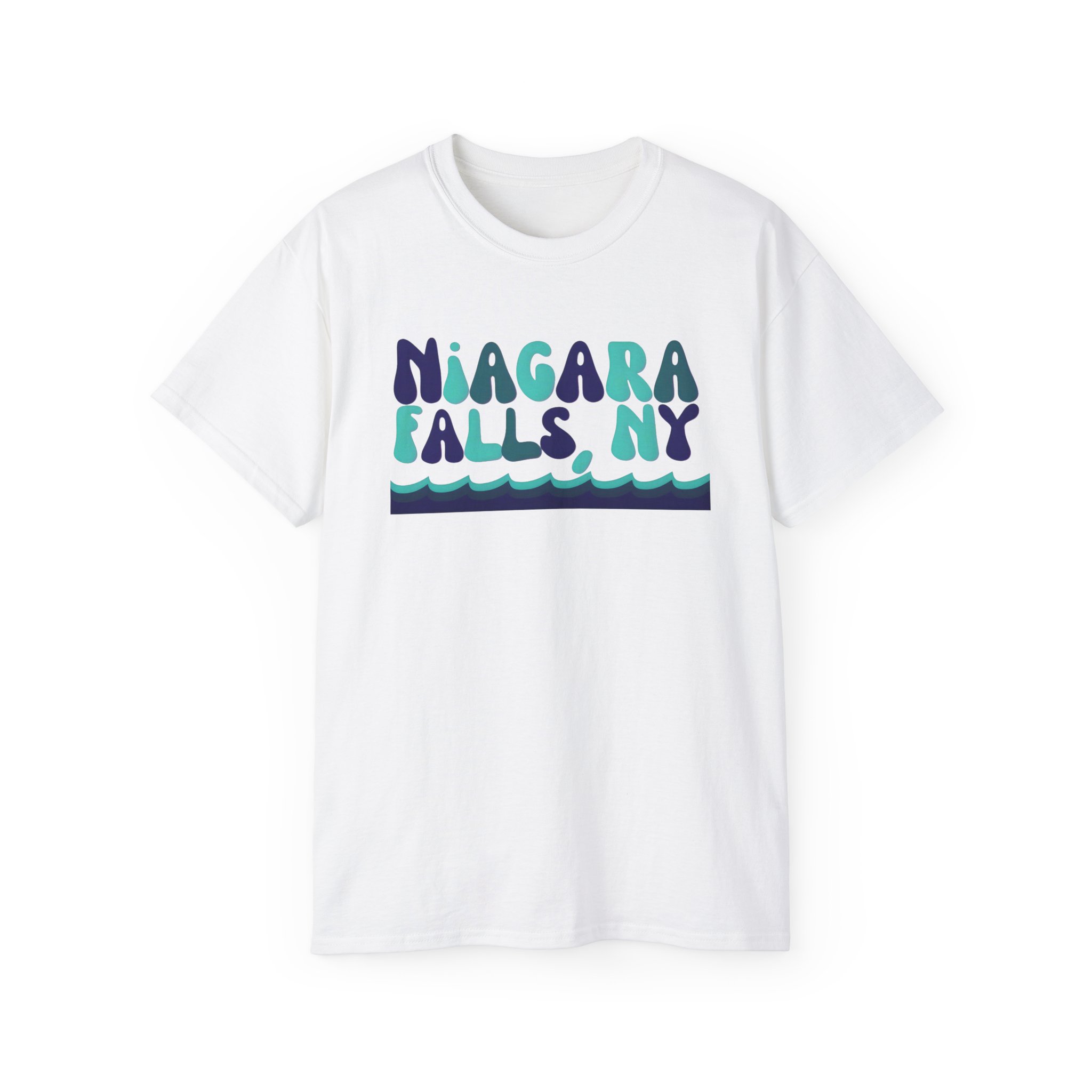 Adult Unisex Cotton T-Shirt – Wavy Collection