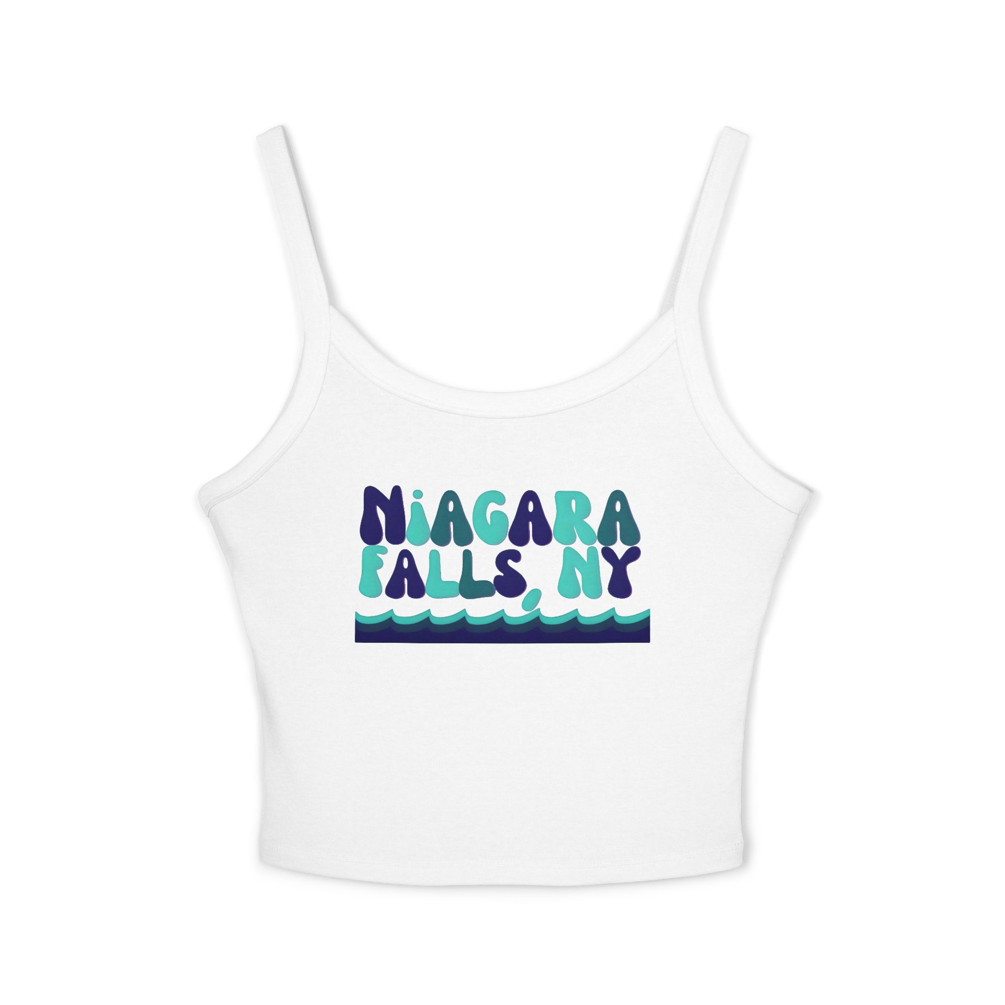 Women’s Spaghetti Strap Tank Top – Wavy Collection