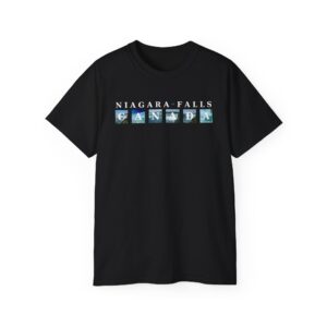 Adult Unisex Polyester Cotton Blend T-Shirt - Niagara Falls CANADA