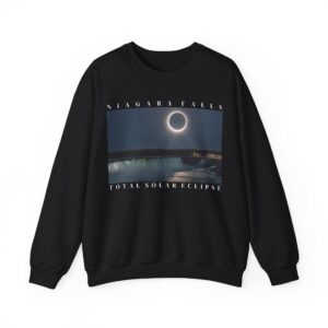 Niagara Falls Solar Eclipse - Unisex Adult Crewneck Sweatshirt