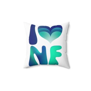 Decorative Square Pillow - I Love Niagara Falls Collection