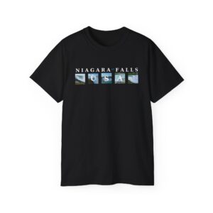 Adult Unisex Polyester Cotton Blend T-Shirt - Niagara Falls USA