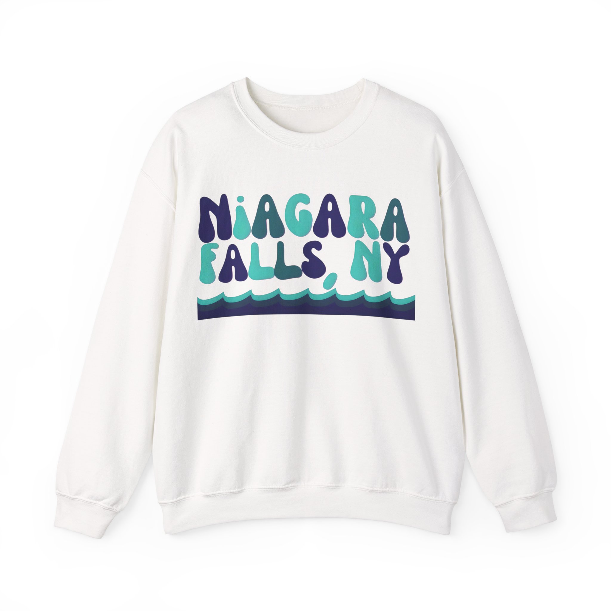 Unisex Adult Crewneck Sweatshirt – Wavy Collection