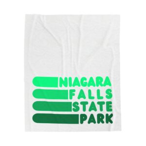 Plush Blanket - 'Niagara Falls State Park' Vivid Collection