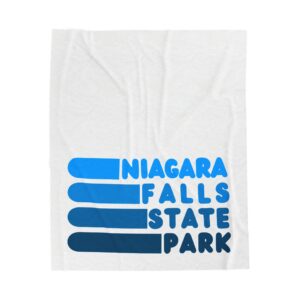 Plush Blanket - 'Niagara Falls State Park' Vivid Collection