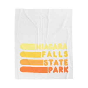Plush Blanket - 'Niagara Falls State Park' Vivid Collection