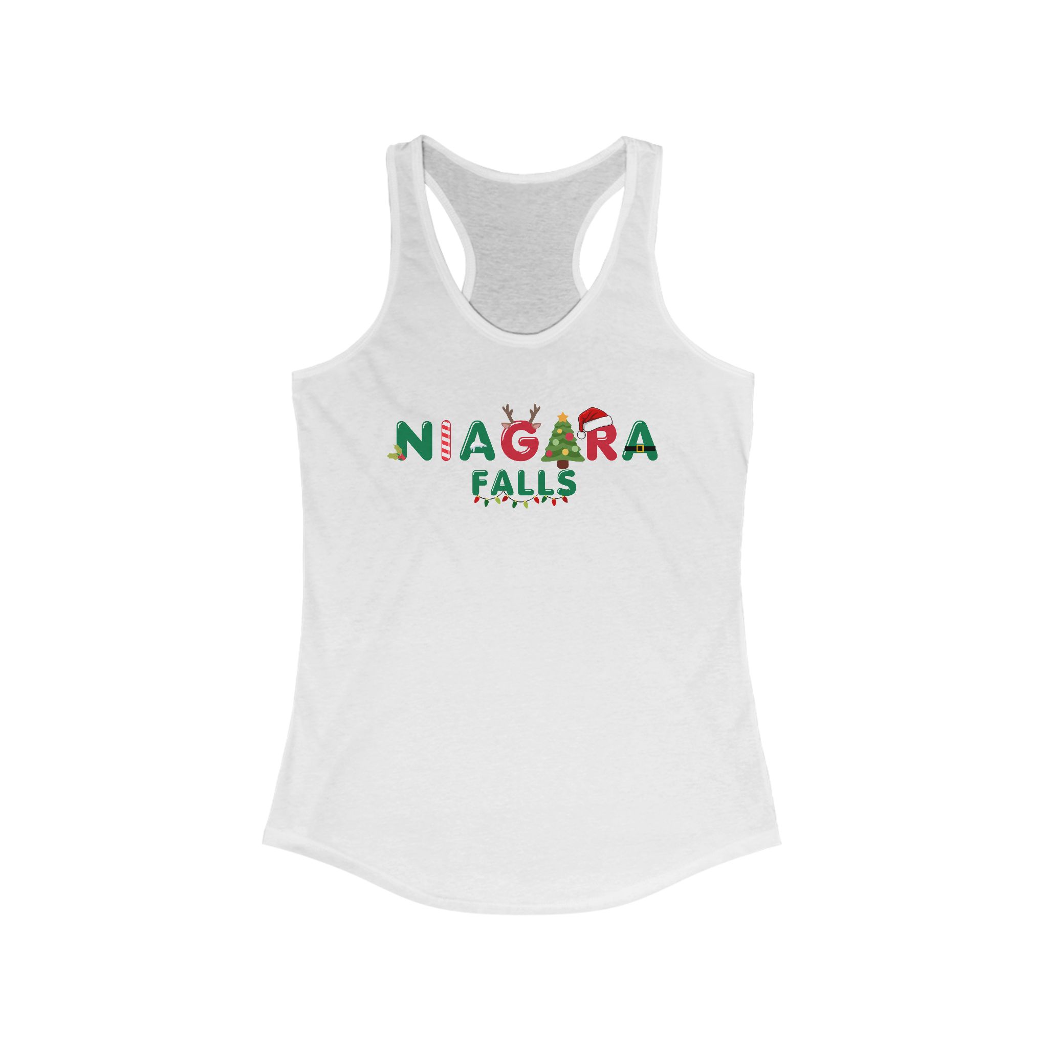 Ideal Racerback Tank -Deck the Falls Collection