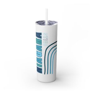 Skinny Tumbler with Straw, 20oz - Down the Falls Collection